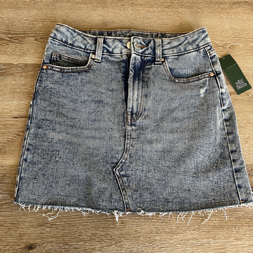 Wild fable denim skirt
